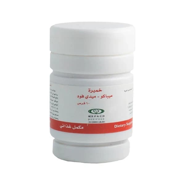 Yeast Mepaco 60 tab