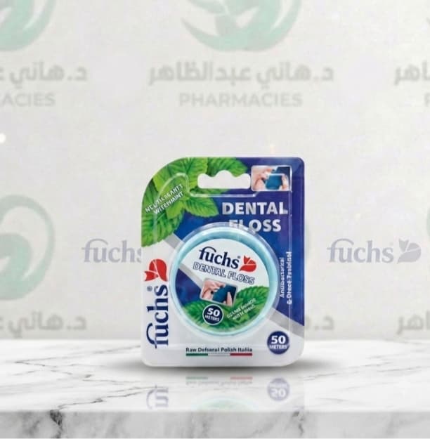 فوكس خيط اسنان شمع ونعناع