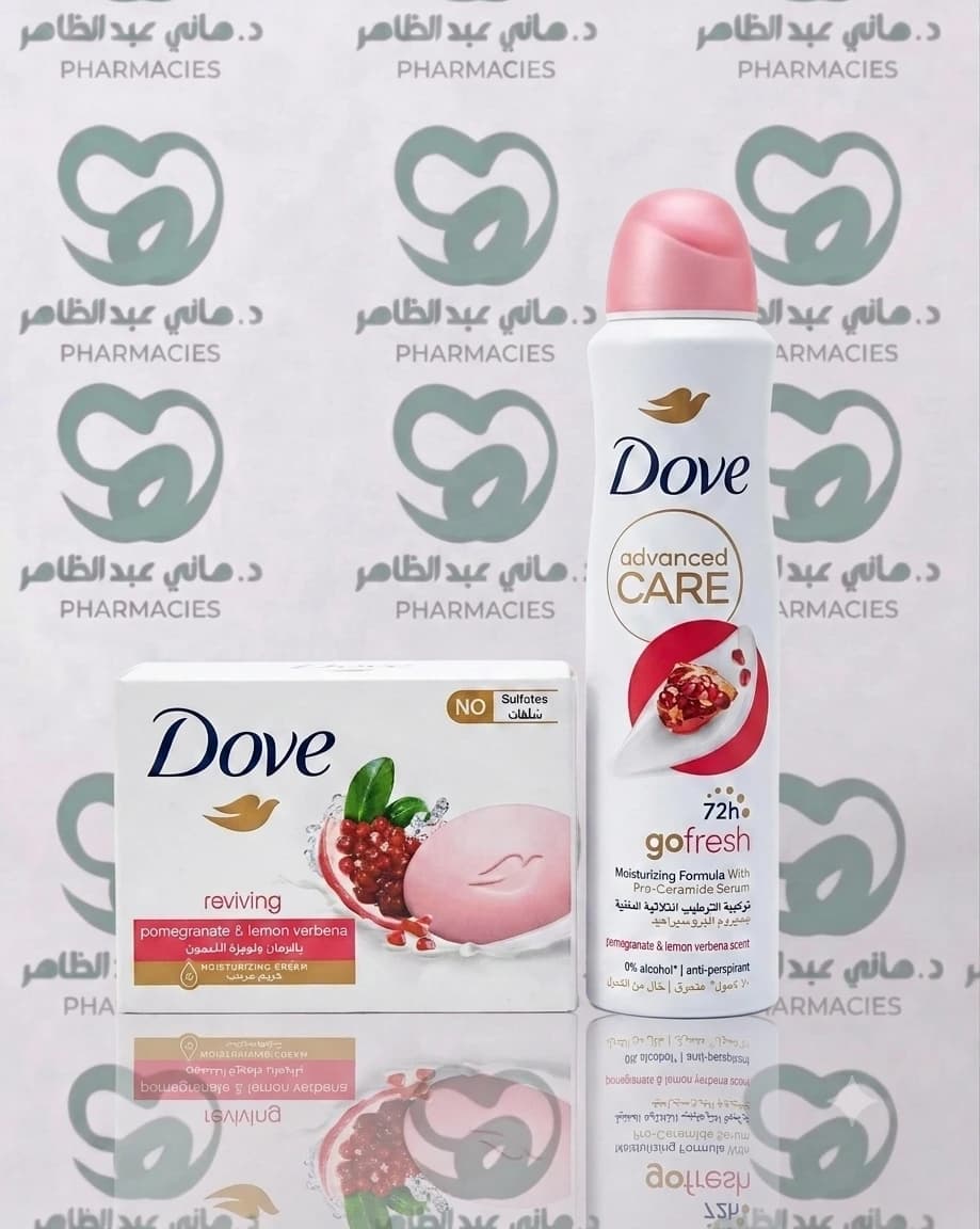 Dove Spray 150ml Pomegranate + Free Soap