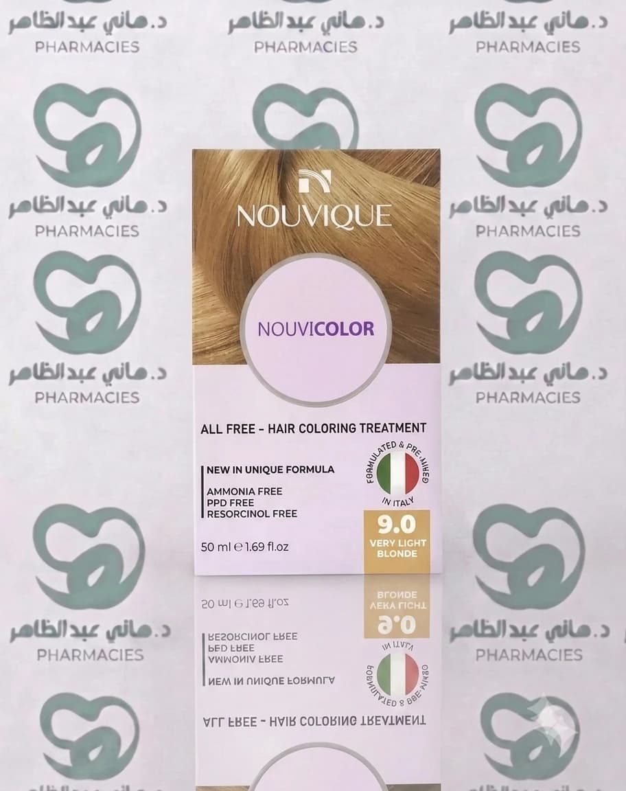 Nouvique Nouvy hair dye 9 very light blonde