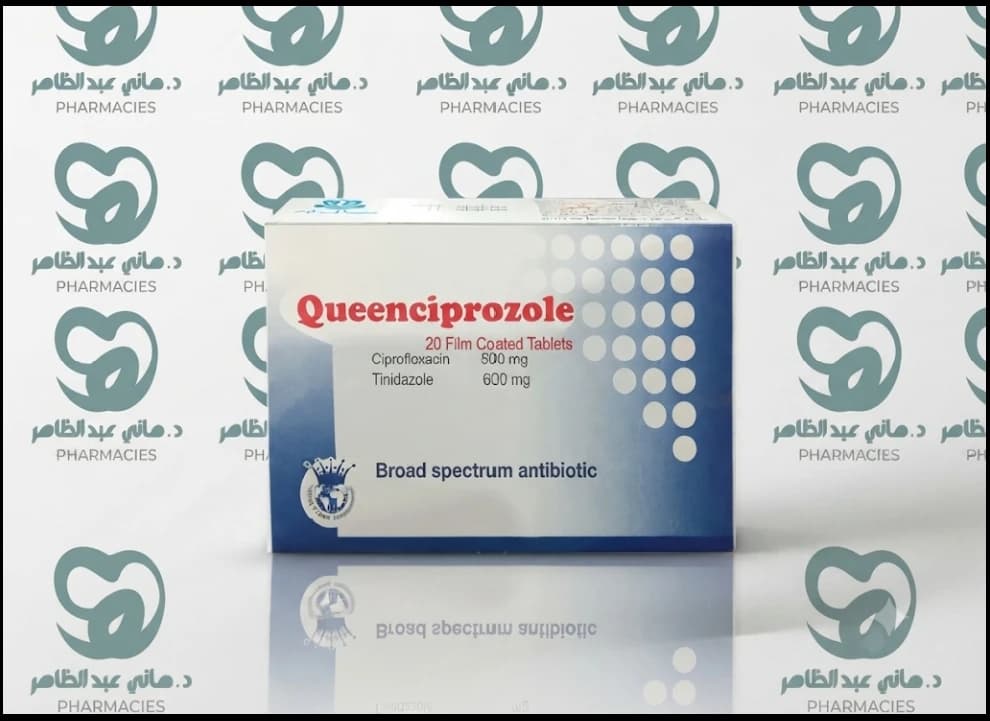 Queenciprozole 500/600 mg 20 tab