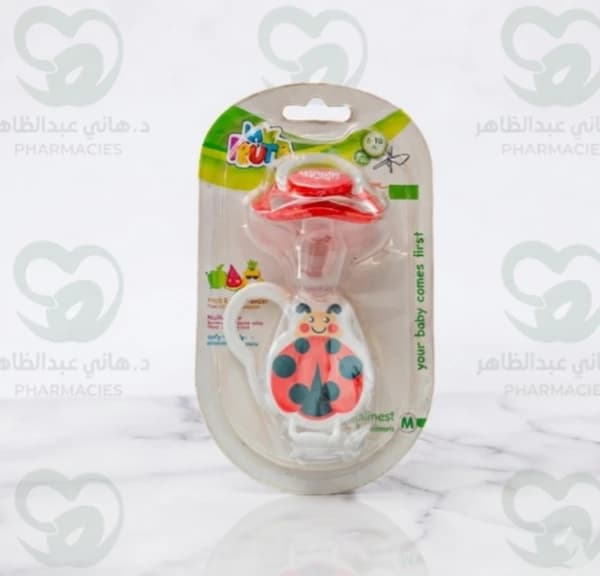 La Frutta pacifier with clip 6-18m