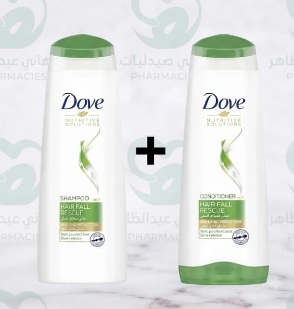Dove Anti-Hair Fall Shampoo 400 ml + Conditioner 350 ml