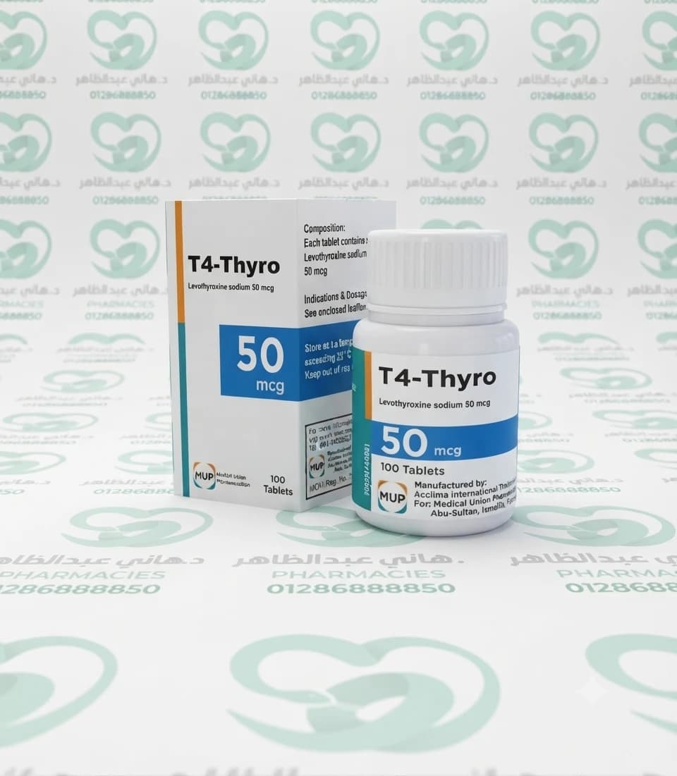 T4-Thyro 50 mcg 100 tablets