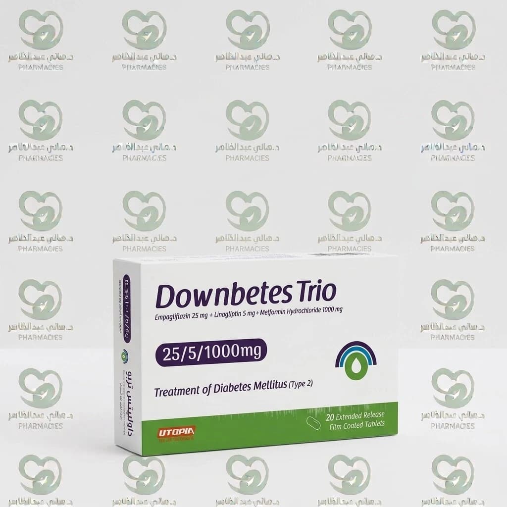 DOWNBETES TRIO 25/5/1000 MG 30 TAB