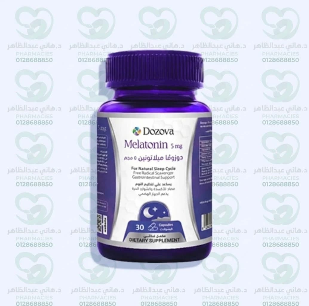 Dozova Melatonin 5mg, 30 Capsules