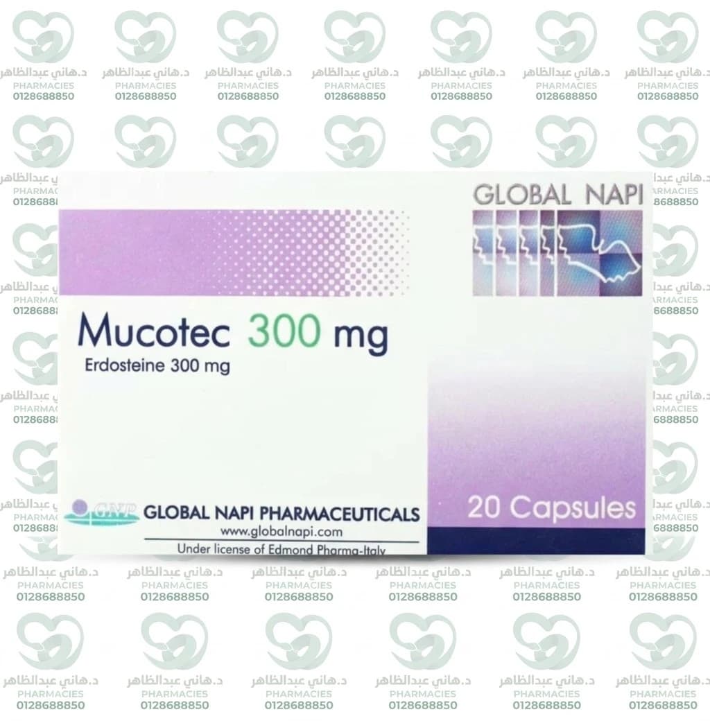Mucotec 300 mg 20 Capsules