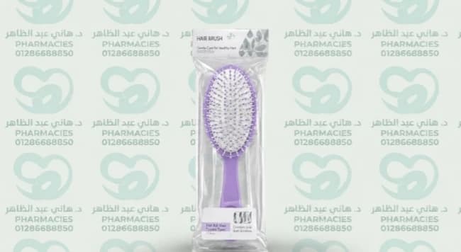 Oval hair brushes, colors 019
