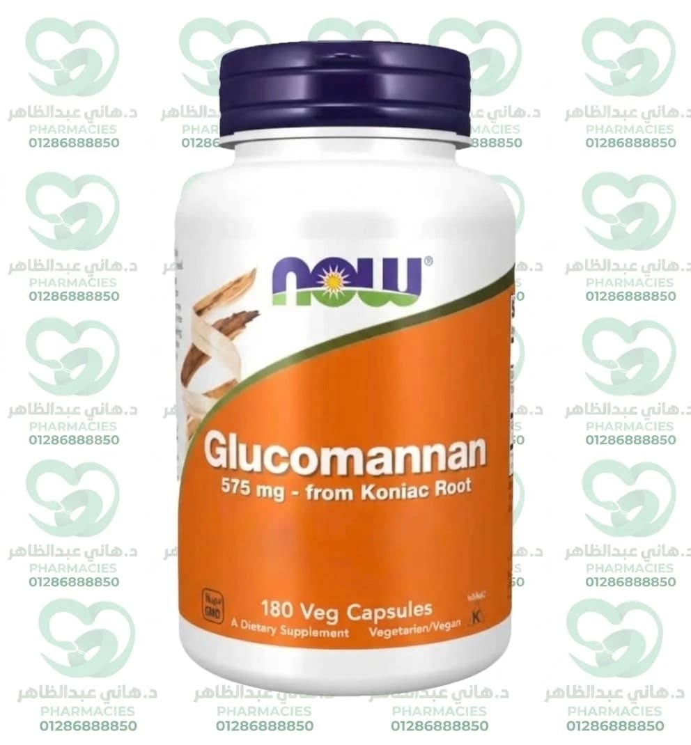 Now Glucomannan 575 mg 180 Veg Capsules
